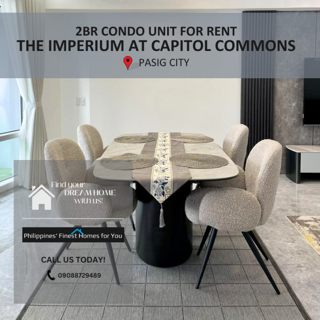 2BR Condo Unit at The Imperium at Capitol Commons for Rent