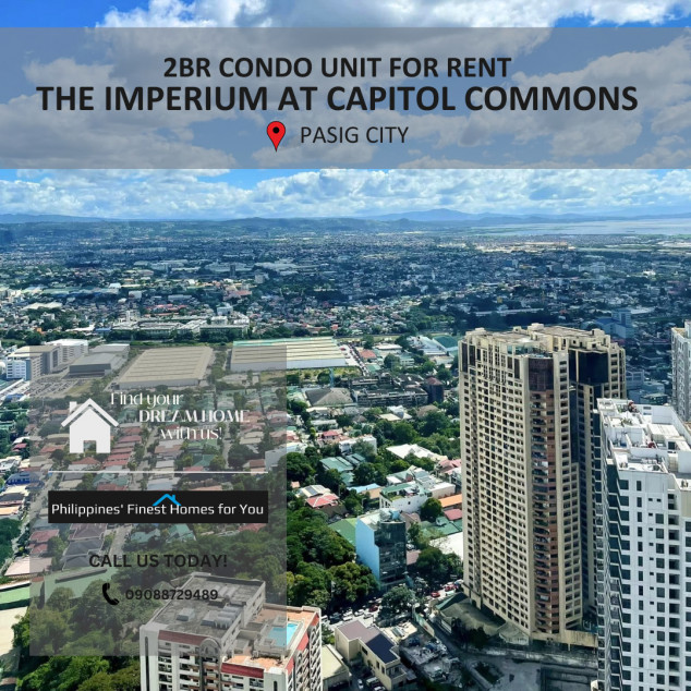 2BR Condo Unit at The Imperium at Capitol Commons for Rent