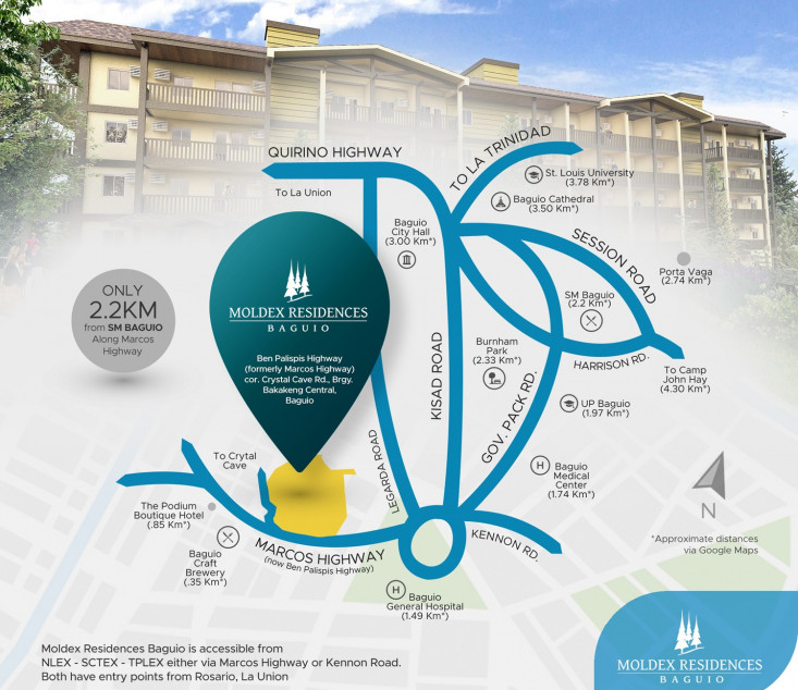 1 Bedroom  Moldex Residences Baguio Condo For Sale