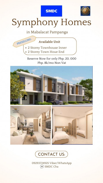 For Sale 2 Storey House And Lot Units At Symphony Homes, Mabalacat, Pampanga