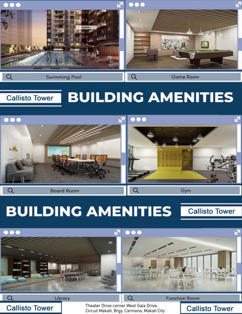 1-Bedroom Condominium in Callisto Tower 2 at Makati City