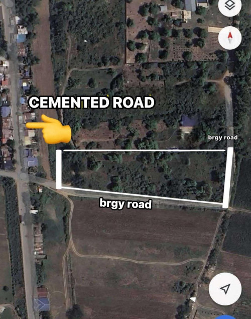 Perfect Shape and almost 1 hectare also perfect corner lot.