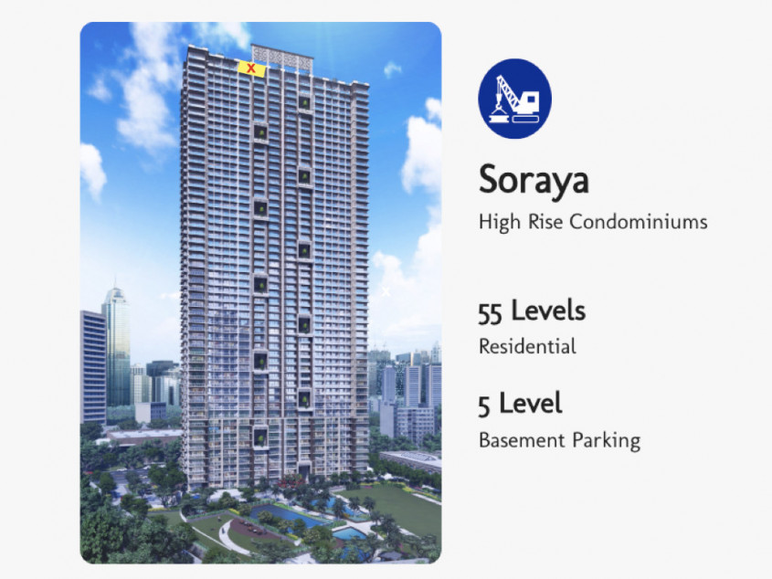 Large 4 bedroom penthouse with spectacular BGC view and 2-parking spaces.