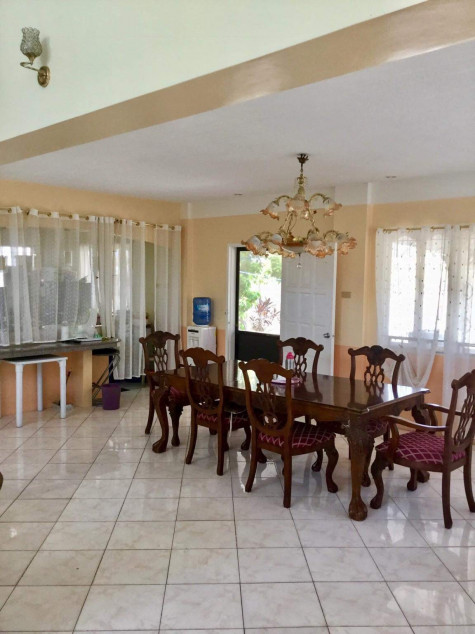 Two-story reinforced concrete building. There is an open ceiling space.