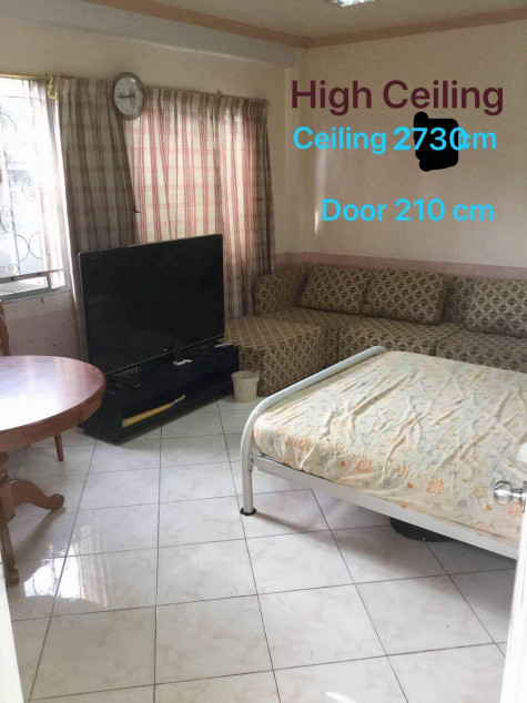 Two-story reinforced concrete building. There is an open ceiling space.