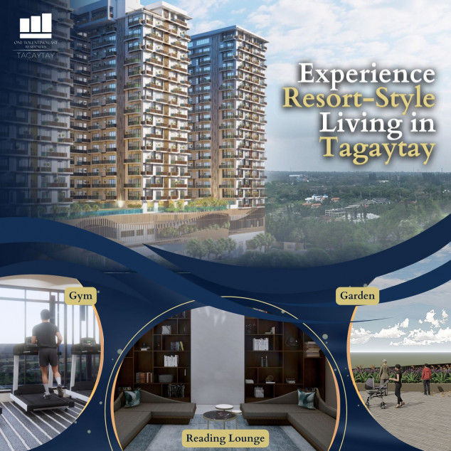 1-Bedroom Pre-Selling Condominium in Tagaytay City with Taal View