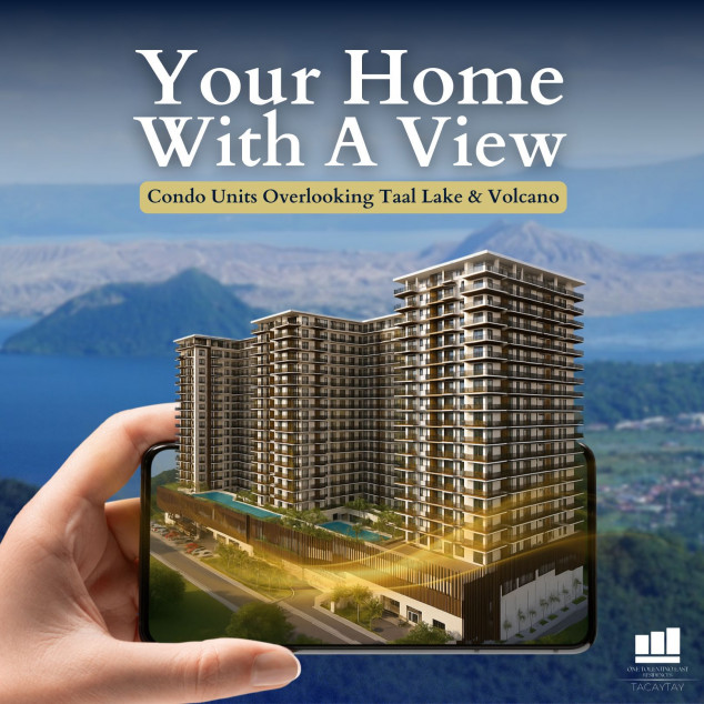 1-Bedroom Pre-Selling Condominium in Tagaytay City with Taal View