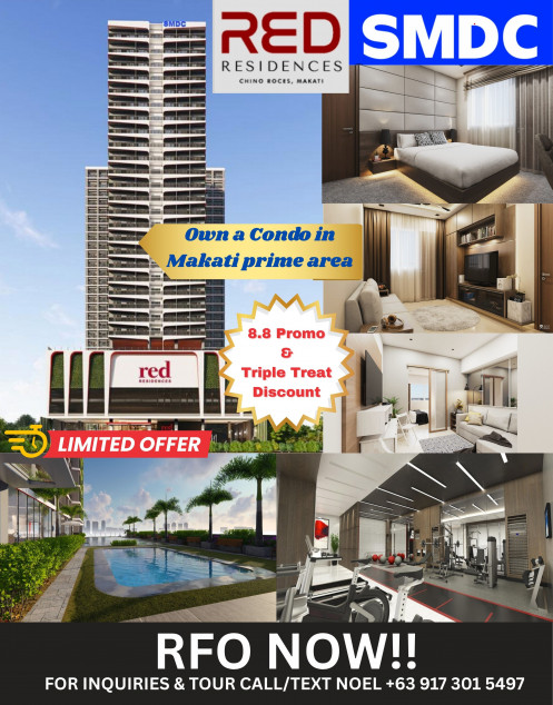 RED Residences condos in Makati RFO - Live in Luxury