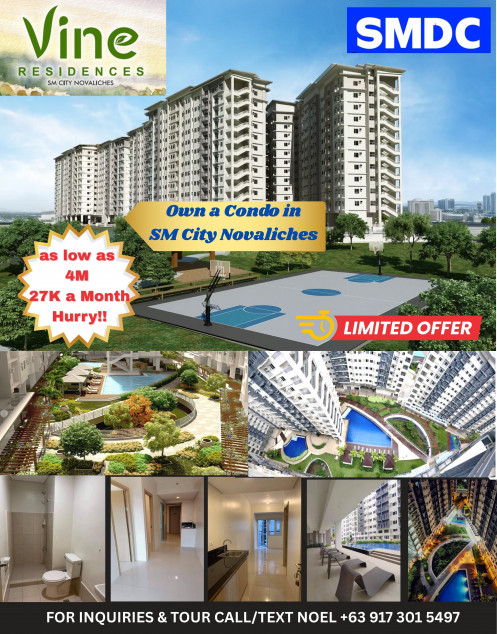 VINES Residences - 2 Bedroom 3.8M Novaliches, Quezon City, Kalakhang Manila