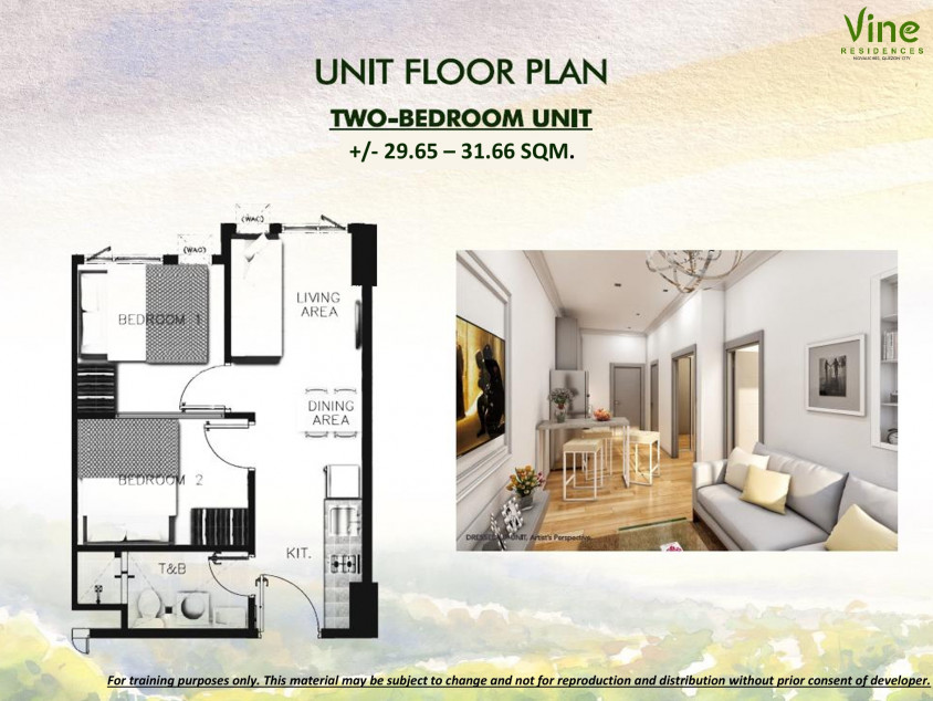 VINES Residences - 2 Bedroom 3.8M Novaliches, Quezon City, Kalakhang Manila