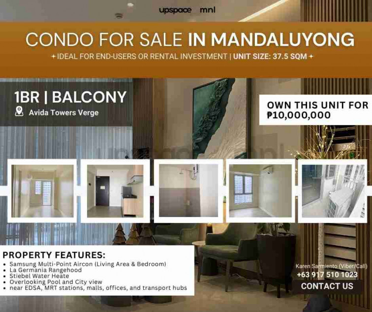 Move-In Ready Condo in Mandaluyong | Near MRT & EDSA