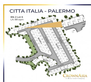 Lot for Sale - Citta Italia (Palermo) at Bacoor, Cavite