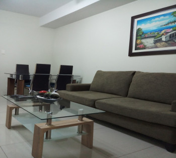 32 Sqm Fully Furnished 1 BR Condo Unit at Shell Residences besides MOA Globe