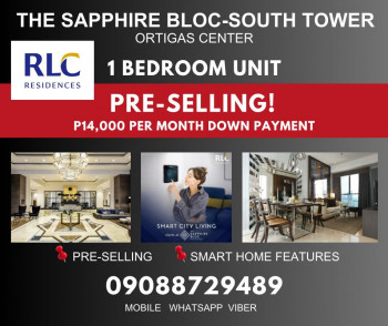 Pre-Selling: The Sapphire Bloc South Tower Ortigas