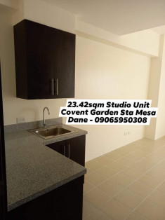 10K MONTHLY Studio RFO Rent To Own Condo In Sta. Mesa, Manila