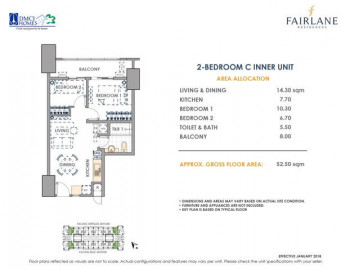 2 Bedroom Condo For Sale In Fairlane Residences, Kapitolyo, Pasig