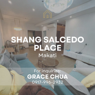 Corner 2BR Condo For Sale With Balcony In Shang Salcedo Place, Makati