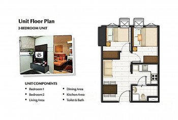 Condo Unit For Sale At Trees Residences Quezon City