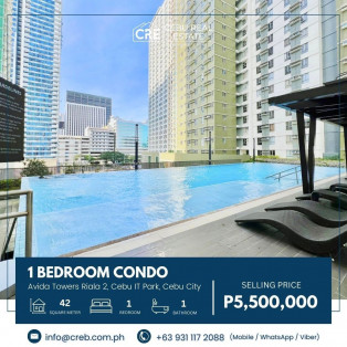 Brand New 1BR Condo Unit for Sale - Avida Riala Tower 2