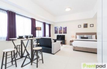 Fully Furnished Studio Unit In Icon Plaza, BGC For Sale (12G)