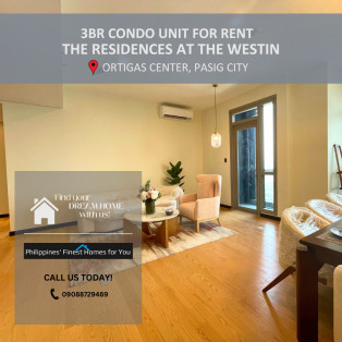 3 Bedroom Brand New Condo Unit At The Residences At The Westin Manila Sonata Place For Sale