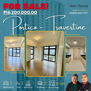 Brand New 2 Bedroom Unit With Balcony For Sale At The Travertine At Portico