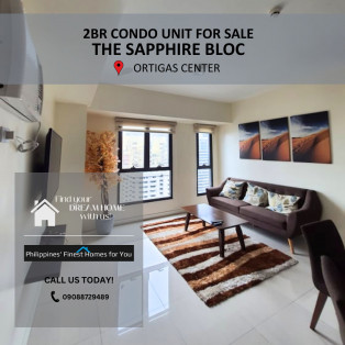 2BR Condo Unit At The Sapphire Bloc For Sale