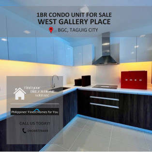 1BR Condo Unit at West Gallery Place BGC for Sale