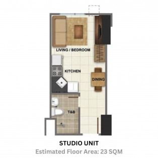 Studio Condominium Unit for Sale in Serin East Tagaytay