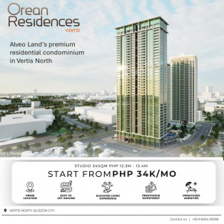 Rush Sale: Studio Condominium in Vertis North – Near SM North Edsa, QC