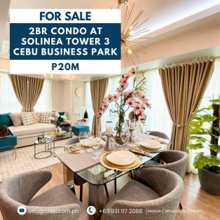 2BR Condo Unit For Sale - Solinea Tower 3, Cebu Business Park, Cebu City
