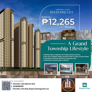 Affordable Condo For Sale in Empire East Highland City